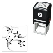 Tampon Auto-encreur Rainbow Shooting Stars Thunder_Cove (En situation)