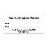 Tampon Auto-encreur Rappel de rendez-vous Médicale Office (Design)
