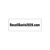 Tampon Auto-encreur Rappeler Gavin Newsom 2020 (Design)