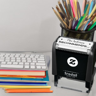 Tampon Auto-encreur Recommandations personnalisées des enseignants..