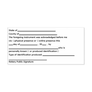 Tampon Auto-encreur Reconnaissance publique notaire standard