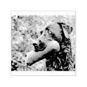 Tampon Auto-encreur récupération de laboratoire noir (Design)