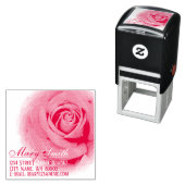 Tampon Auto-encreur Red Rose (En situation)