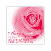 Tampon Auto-encreur Red Rose (Design)