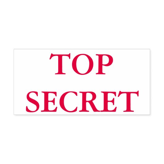 Tampon Auto-encreur Red Top Secret (Design)
