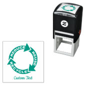 Tampon Auto-encreur Réduire la réutilisation du tampon autocollant de (En situation)