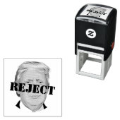 TAMPON AUTO-ENCREUR  REJETER TRUMP (En situation)