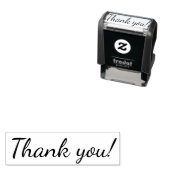 Tampon Auto-encreur Remerciement Classique (En situation)