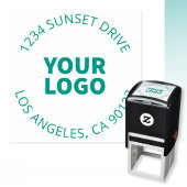 Tampon Auto-encreur Remplacement simple de logo et texte personnalisab