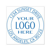 Tampon Auto-encreur Remplacement simple de logo et texte personnalisab (Design)