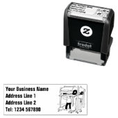 Tampon Auto-encreur Réparation et entretien des véhicules (En situation)