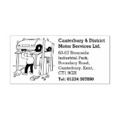 Tampon Auto-encreur Réparation et entretien des voitures Garage Busine (Design)