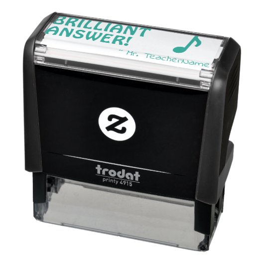 Tampon Auto-encreur "RÉPONSE BRILLANTE !" Remerciements Timbre en caou (Produit)