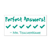 Tampon Auto-encreur "Réponses parfaites !" Classement du tampon en cao (Design)