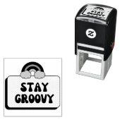 Tampon Auto-encreur Restez Groovy (En situation)