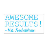 Tampon Auto-encreur "RÉSULTATS INCONTOURNABLES !" Timbre en caoutchouc (Design)