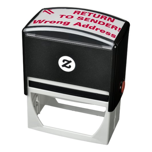 Tampon Auto-encreur "RETOUR À ENVOYER !", "Mauvaise adresse" Timbre en (Produit)