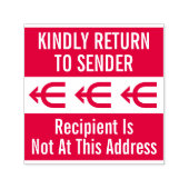 Tampon Auto-encreur "RETOUR À L'ENVOI" Timbre en caoutchouc (Design)