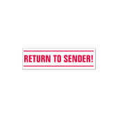 Tampon Auto-encreur "RETOUR À L'ENVOI !" Timbre en caoutchouc (Design)