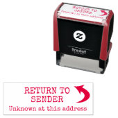 Tampon Auto-encreur Retour au cachet de l'expéditeur 2 (En situation)