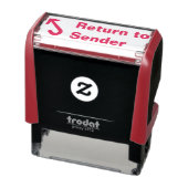 Tampon Auto-encreur "Retourner à l'expéditeur" & Timbre en caoutchouc  (Produit)