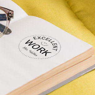 Tampon Auto-encreur Rétroaction positive Excellents Enseignants de tra