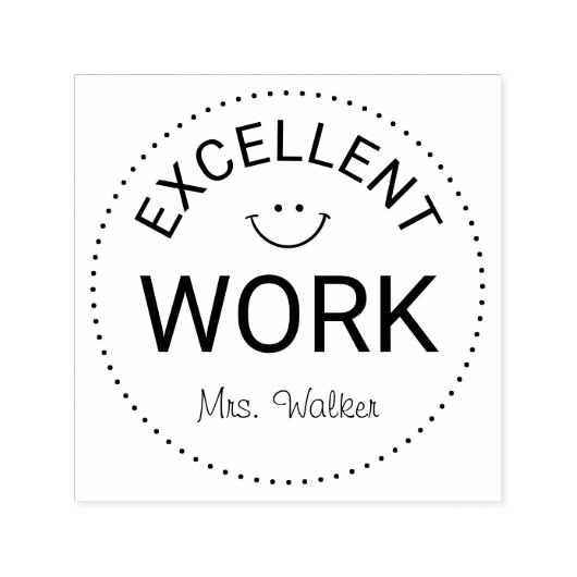 Tampon Auto-encreur Rétroaction positive Excellents Enseignants de tra (Design)