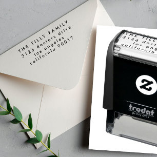 Tampon Auto-encreur Return de Simple Plain Wedding