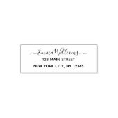 Tampon Auto-encreur Return Nom Address Personalized Self-inking Stamp (Design)