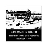 Tampon Auto-encreur Rockport Harbour Massachusetts Nouvelle-Angleterre (Design)