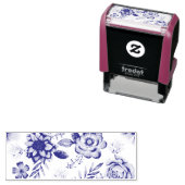 Tampon Auto-encreur Rose violette (En situation)