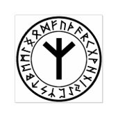 Tampon Auto-encreur Rune Circle [15. Algiz] Timbre auto-encastrable (Design)