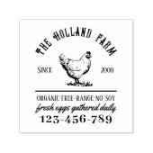 Tampon Auto-encreur Russe Family Farm Custom Egg Carton (Design)