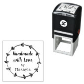 Tampon Auto-encreur Rustique fait à la main avec amour (En situation)