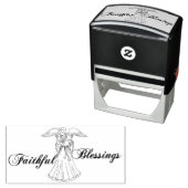 Tampon Auto-encreur Saint-Ange (En situation)