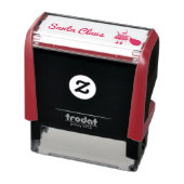 Tampon Auto-encreur Santa Claus Logo Faux Signature pour Noël (Produit)
