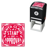Tampon Auto-encreur Santa Claus Noël Drôle Timbre d'approbation (En situation)