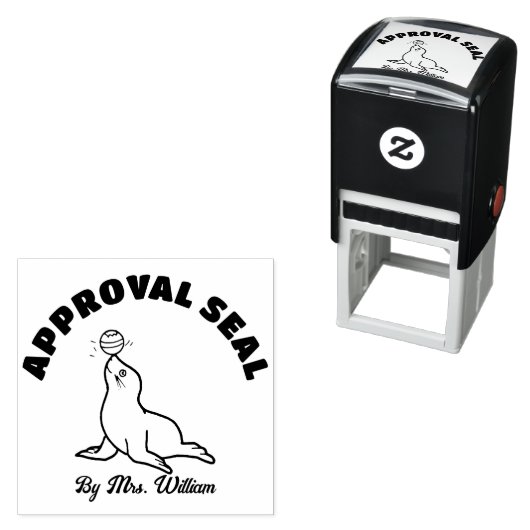 Tampon Auto-encreur Sceau approuvé par l'enseignant (En situation)