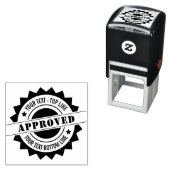 Tampon Auto-encreur Sceau personnalisé d'homologation auto-allumage (En situation)