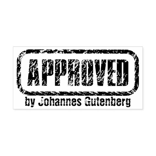 Tampon Auto-encreur Sceller votre approbation avec style : Personnalis (Design)
