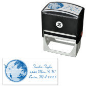 Tampon Auto-encreur Scène de plage personnalisée (En situation)