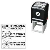 TAMPON AUTO-ENCREUR  SCIENCE BIOLOGY CHIMIISTRY PHYSICS (En situation)