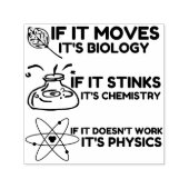 TAMPON AUTO-ENCREUR  SCIENCE BIOLOGY CHIMIISTRY PHYSICS (Design)