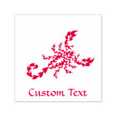 Tampon Auto-encreur Scorpion flamant (Design)