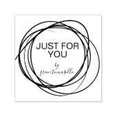 Tampon Auto-encreur Scribble Design Juste Pour Vous Par Personnalisé (Design)