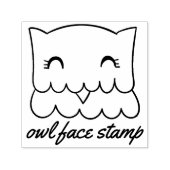 Tampon Auto-encreur Script Cute Owl (Design)