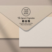 Tampon Auto-encreur Script de logo commercial promotionnel pour les mé