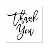 Tampon Auto-encreur Script de Merci lettres main (Design)