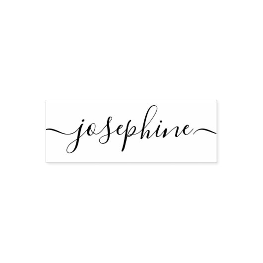 Tampon Auto-encreur Script de nom personnalisé Élégant script personna (Design)