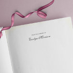 Tampon Auto-encreur Script Élégant De La Bibliothèque De<br><div class="desc">Élégant Script de la bibliothèque de auto-encre en caoutchouc Timbre qui est facile à personnaliser. Un excellent timbre pour vos livres. Personnalisez-le en remplaçant le texte de l'espace réservé par votre nom. Pour plus d'options comme changer la police et sa taille, cliquez sur le bouton "Customiser". *Veuillez noter que le...</div>